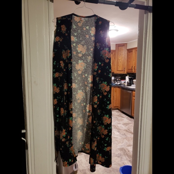 Floral sleeveless cardigan - Picture 1 of 1